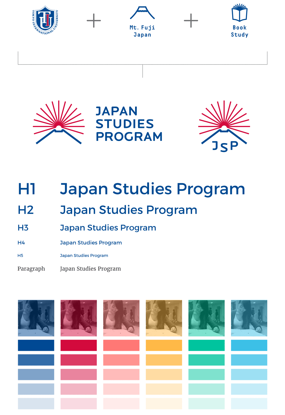 Japan Studies Program for Tokyo International University - Identity Logo Styleguide