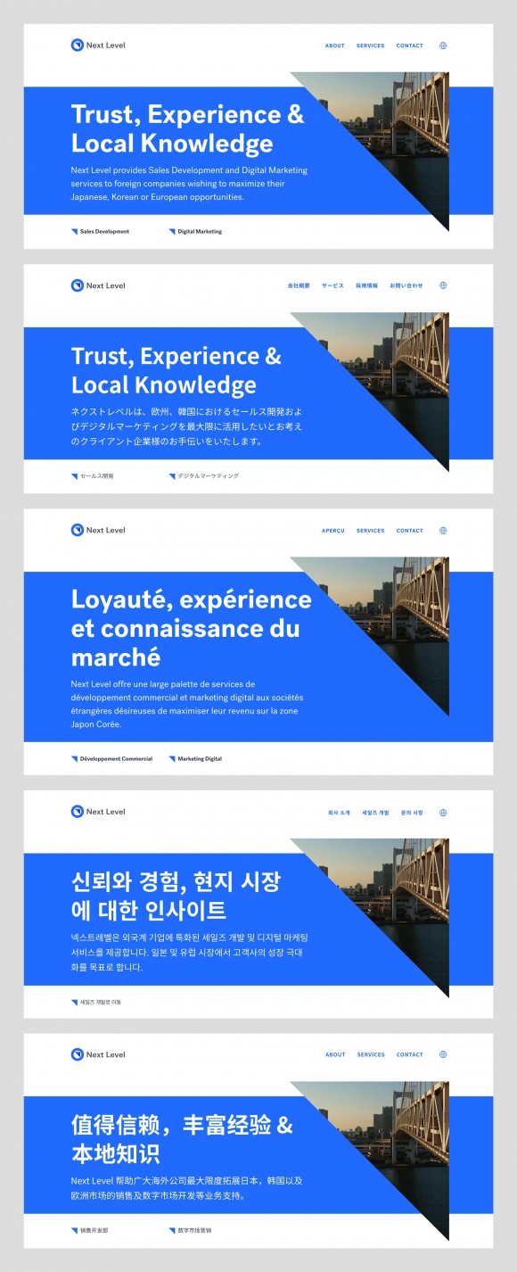 Next Level Japan • Web Design & Development