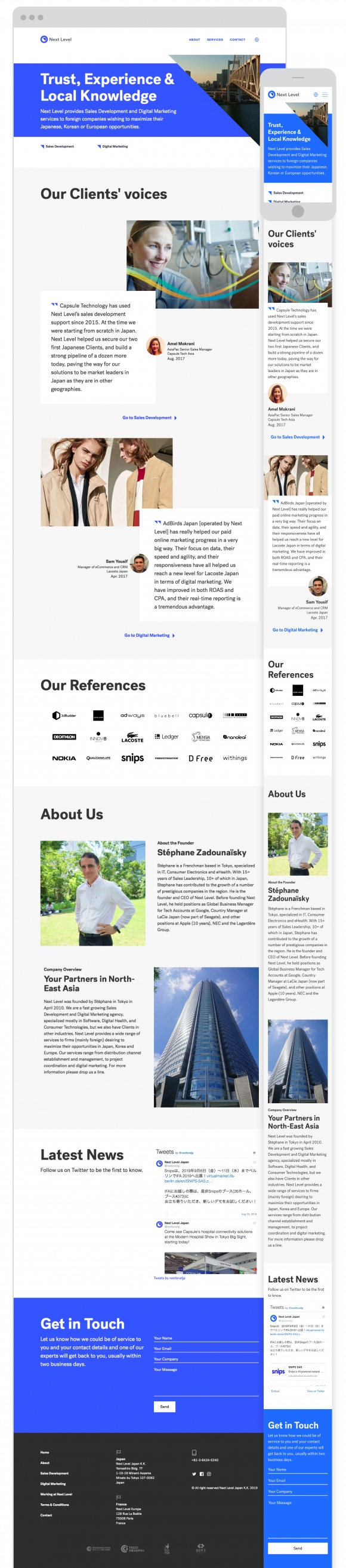 Next Level Japan • Web Design & Development