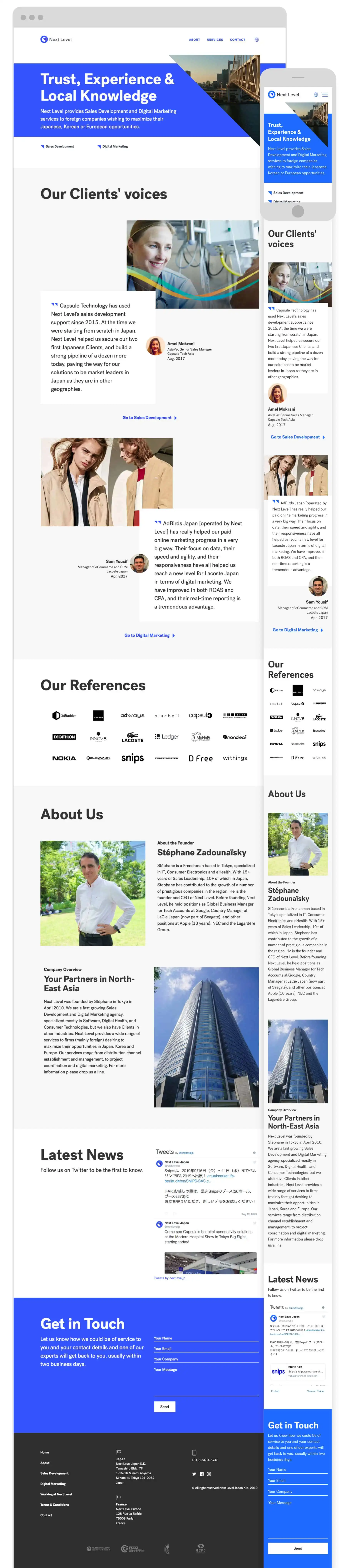 Next Level Japan • Web Design & Development